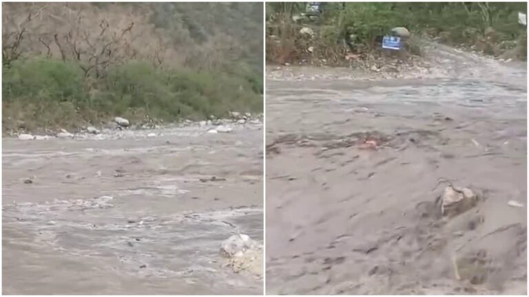 उत्तराखंड में मौसम का मिजाज तल्ख, मालदेवता में सोंग नदी ने दिखाया रौद्र रूप