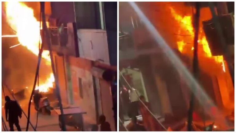 ऋषिकेश चंदेश्वर नगर में दुकान में गैस सिलेंडर ब्लास्ट से सहमे लोग, सामान जलकर हुआ खाक